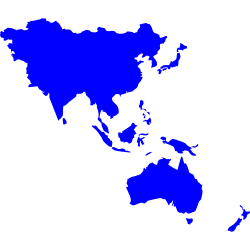 Asia-pacific framed SM blue